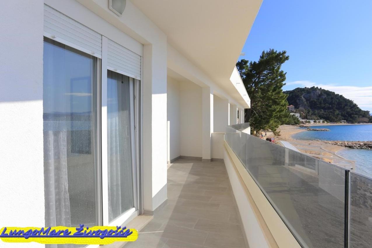 Apartmants Villa Lungo Mare Zivogosce Bagian luar foto