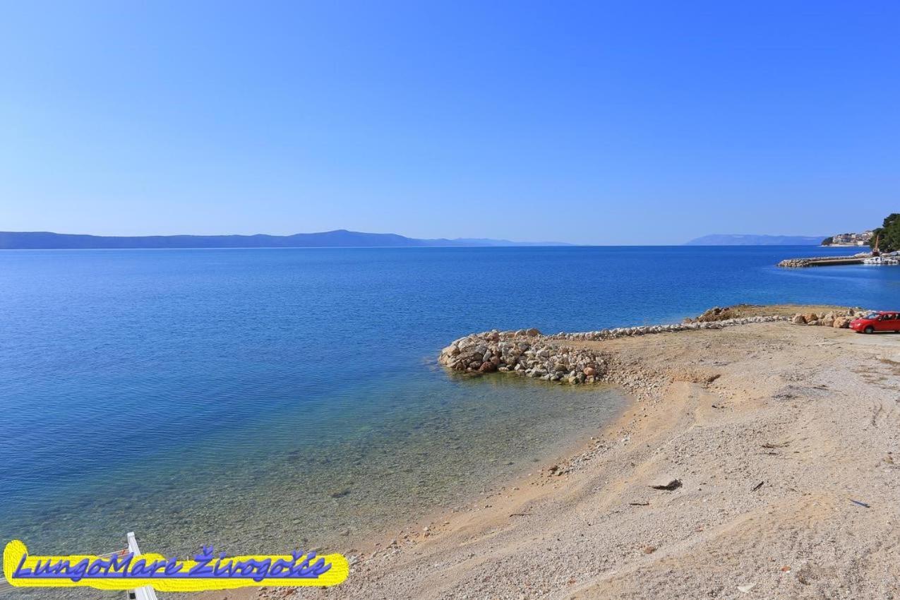 Apartmants Villa Lungo Mare Zivogosce Bagian luar foto